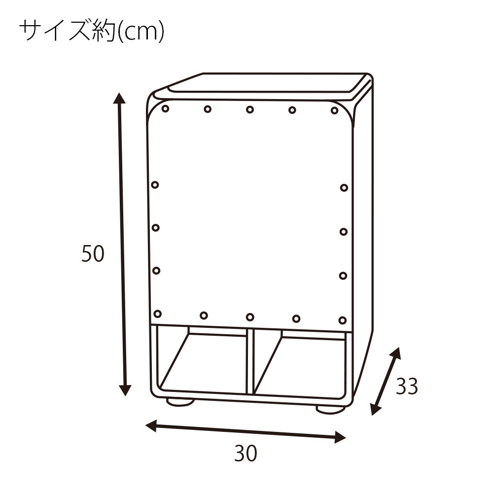 GECKO カホン Cajon フロント サウンドホール 打楽器 木製 ジンガナ バーチウッド パーカション ボックスドラム 専用ケース付き 内部ギター弦 ストリング 31*30*50cm CD01
