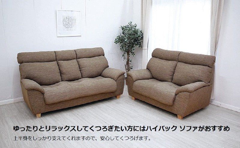 ソファー 2人掛け 2人掛けソファ ソファ ソファー 二人掛け 腰にやさしいハイバック ソファ 2人掛け S-2139 2P