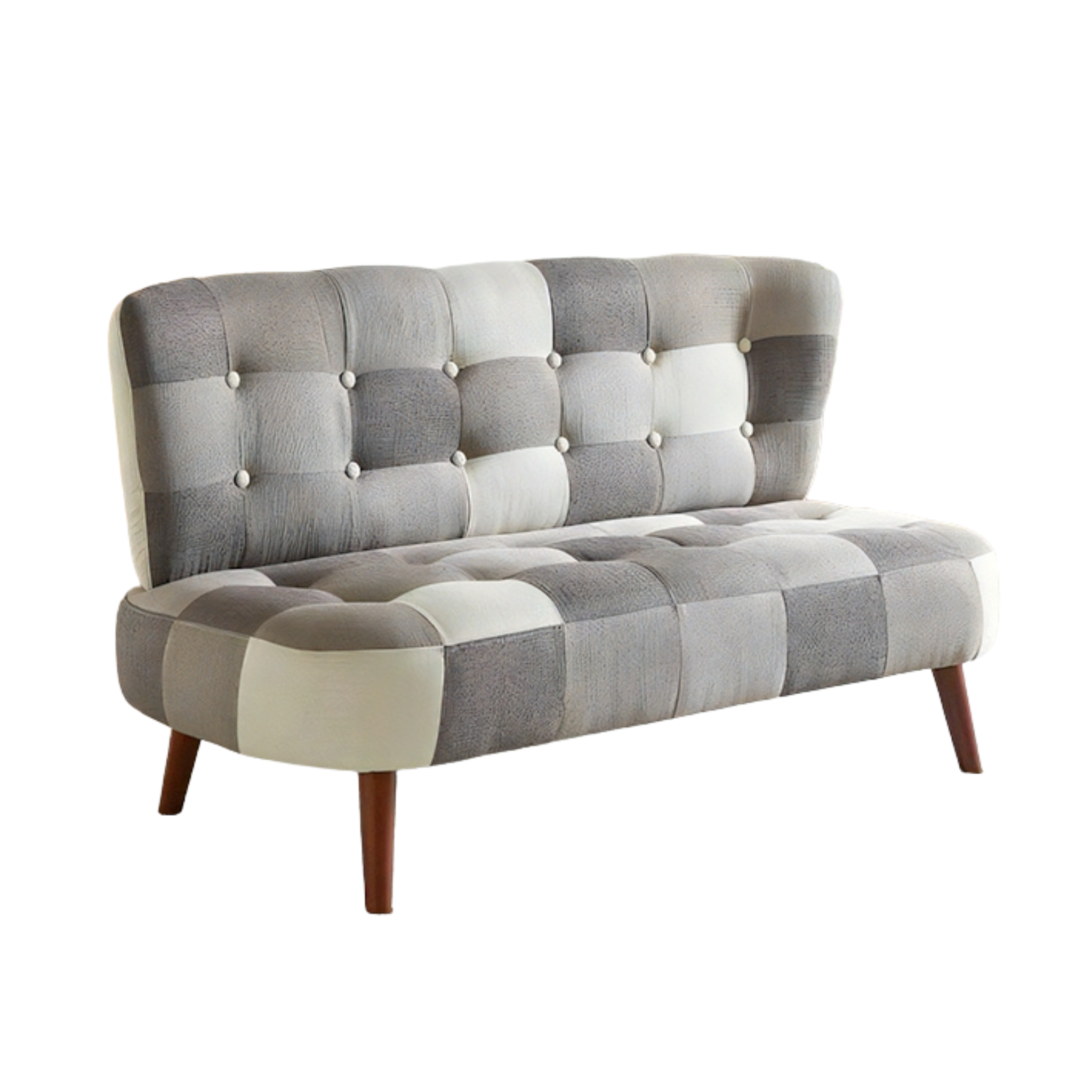 2人掛け パッチワークソファ[幅119cm] SM-2121-2P