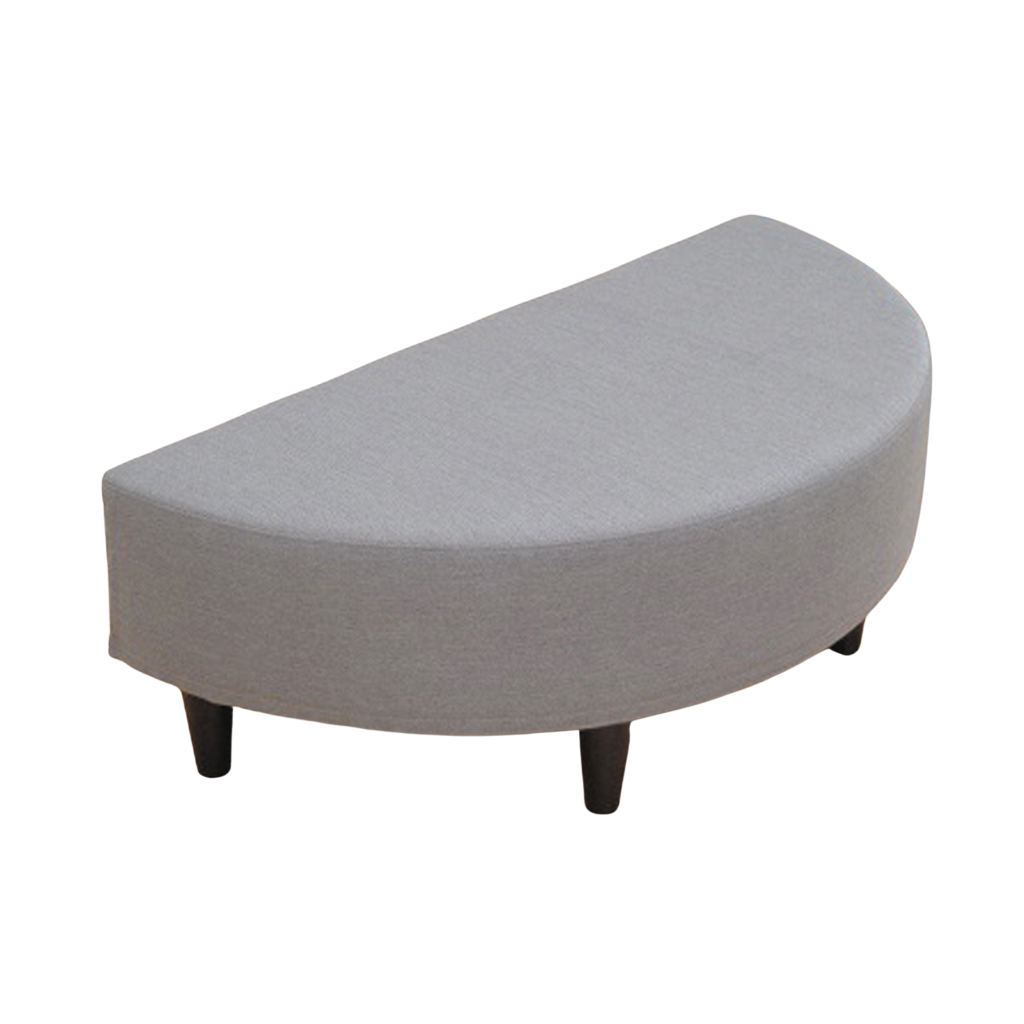 2人掛け ユニットベンチ 半円スツール[幅110cm] S-3334-HENST