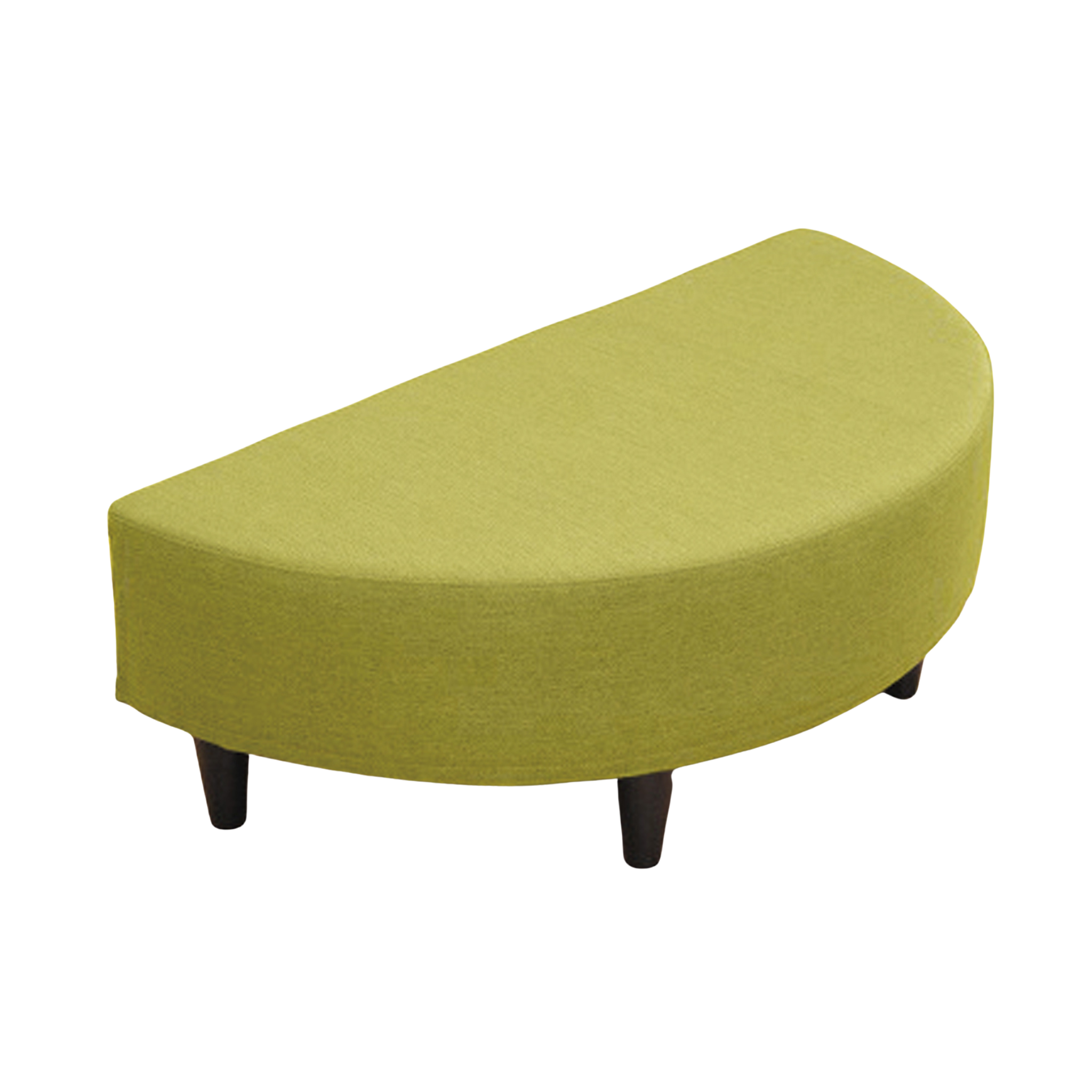 2人掛け ユニットベンチ 半円スツール[幅110cm] S-3334-HENST