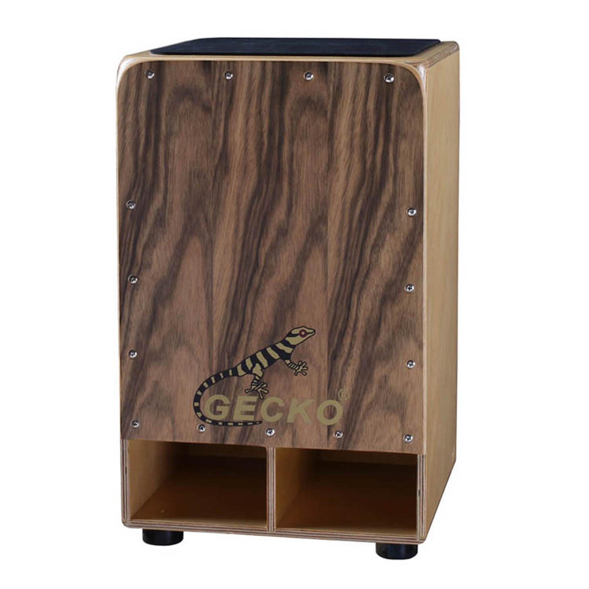 GECKO カホン Cajon フロント サウンドホール 打楽器 木製 ジンガナ GECKO カホン Cajon フロント サウンドホール 打楽器 木製 ジンガナ
