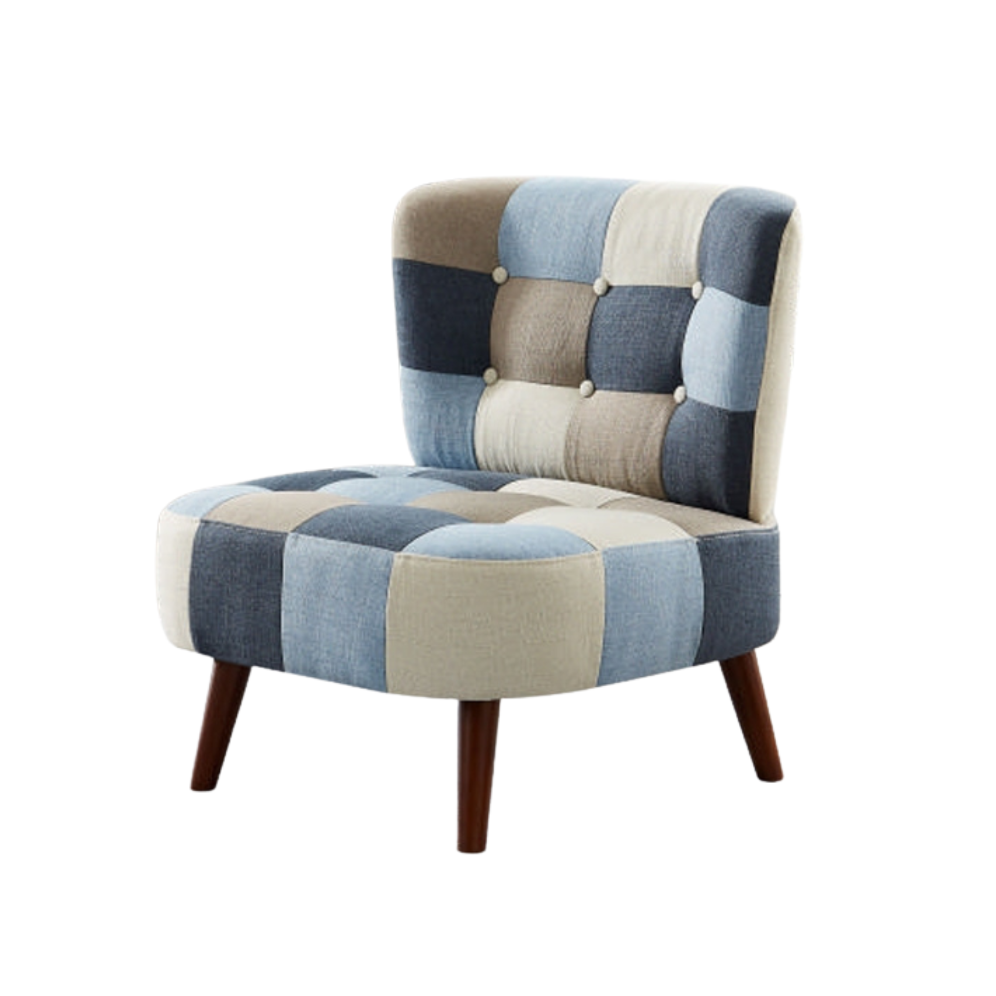 1人掛け パッチワークソファ[幅63cm] SM-2121-1P