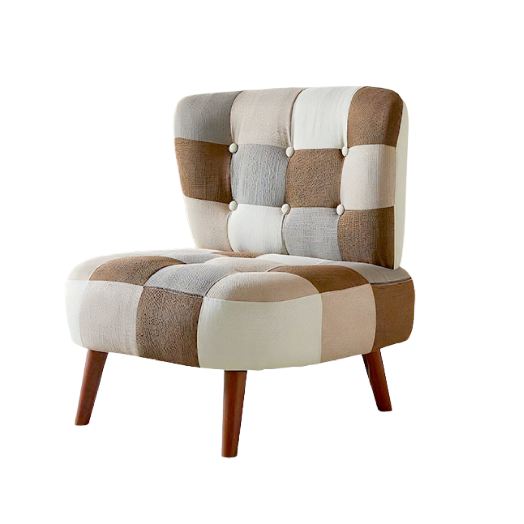 1人掛け パッチワークソファ[幅63cm] SM-2121-1P