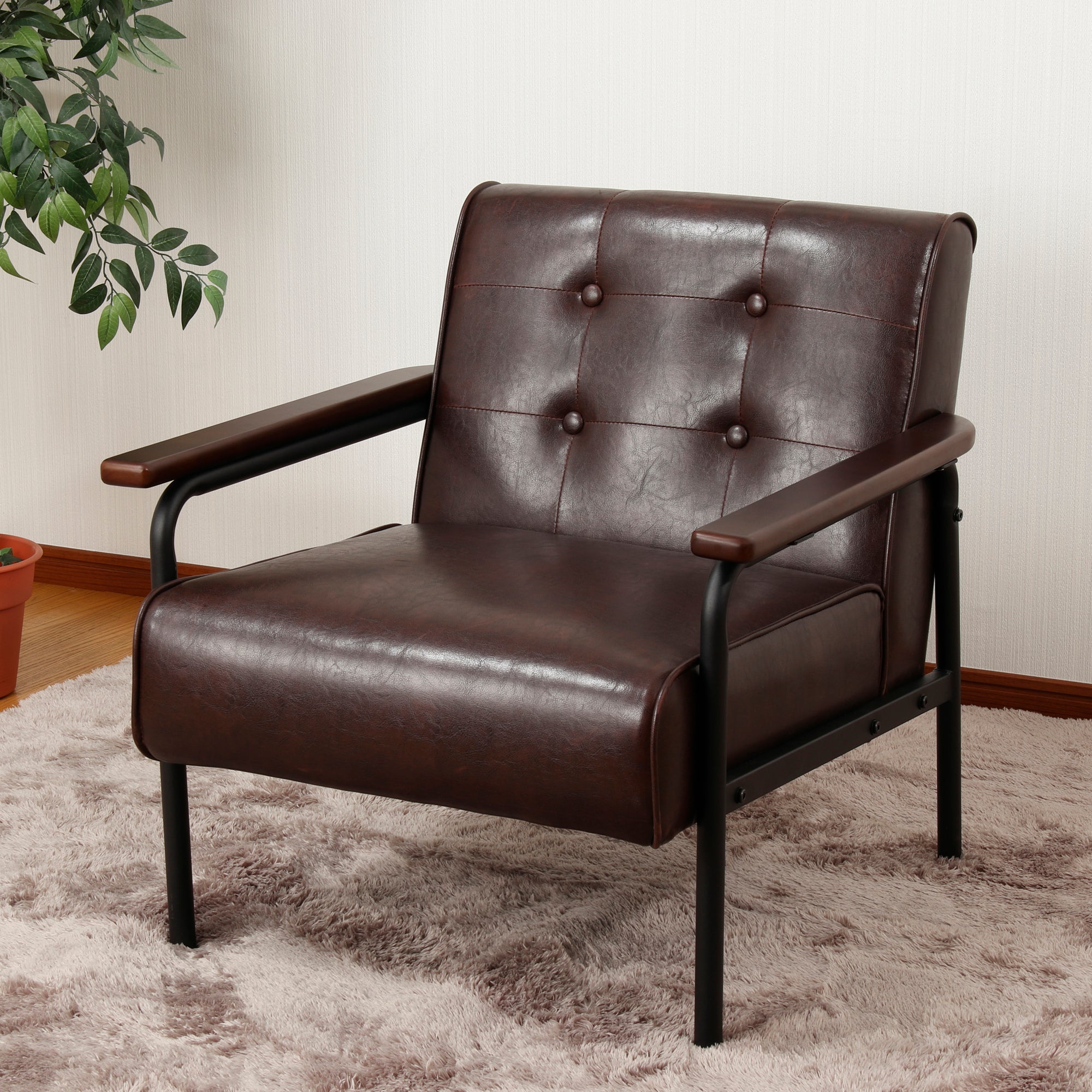 1人掛け レトロソファ[幅66cm] ZF-1521-1P – 家具ソファーと応接セット