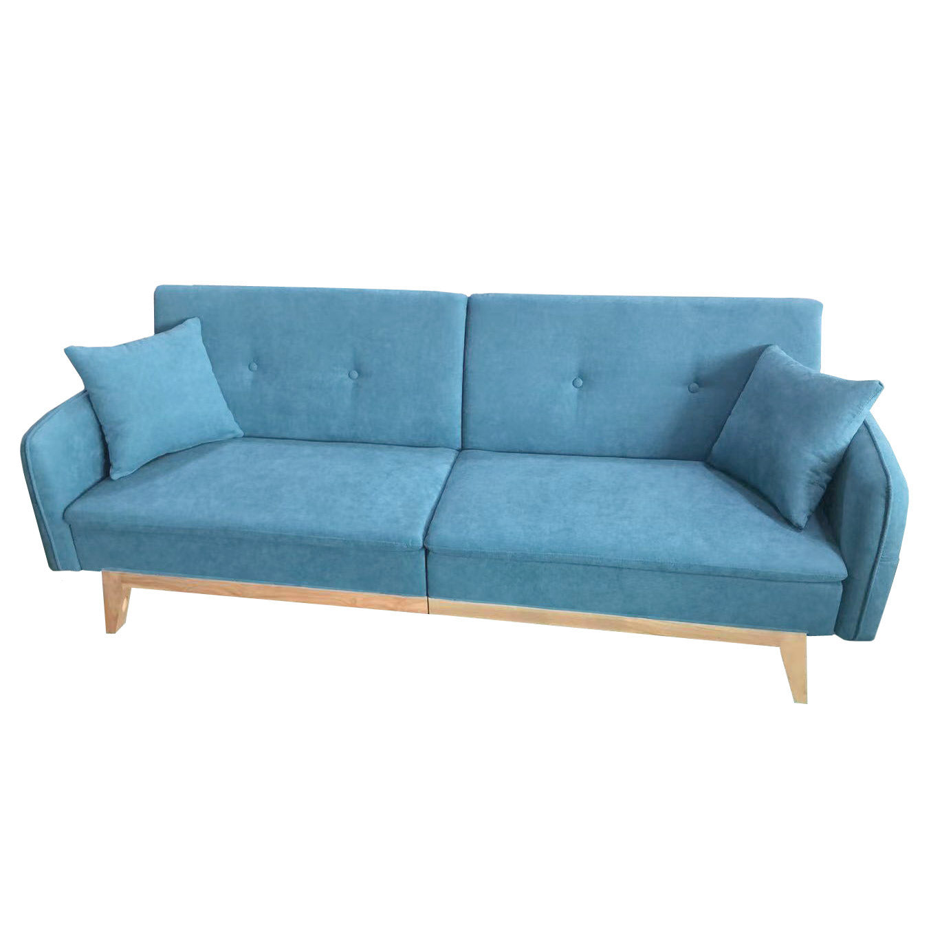 3人掛け カジュアルソファベッド クッション付き[幅200cm] SM-2119