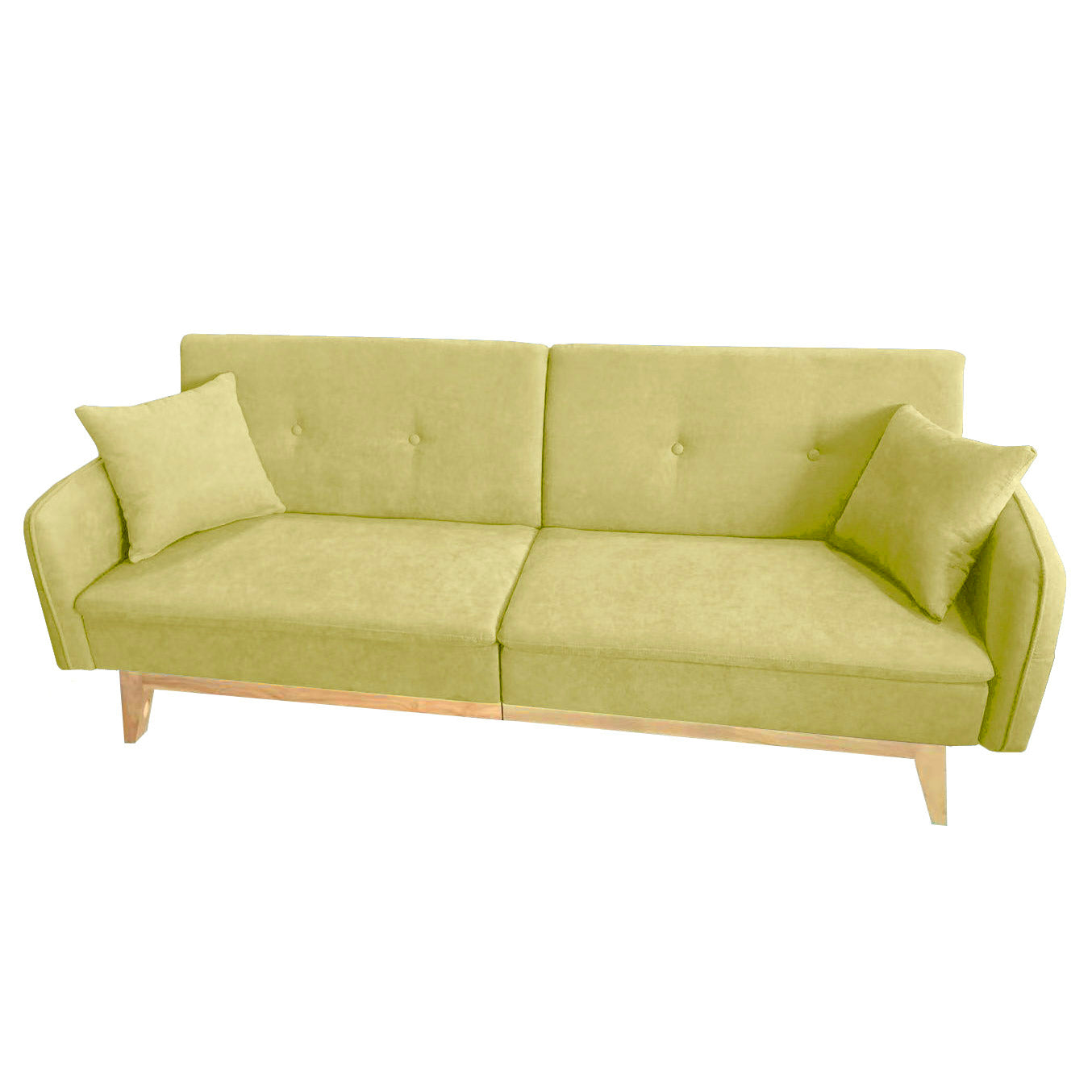 3人掛け カジュアルソファベッド クッション付き[幅200cm] SM-2119