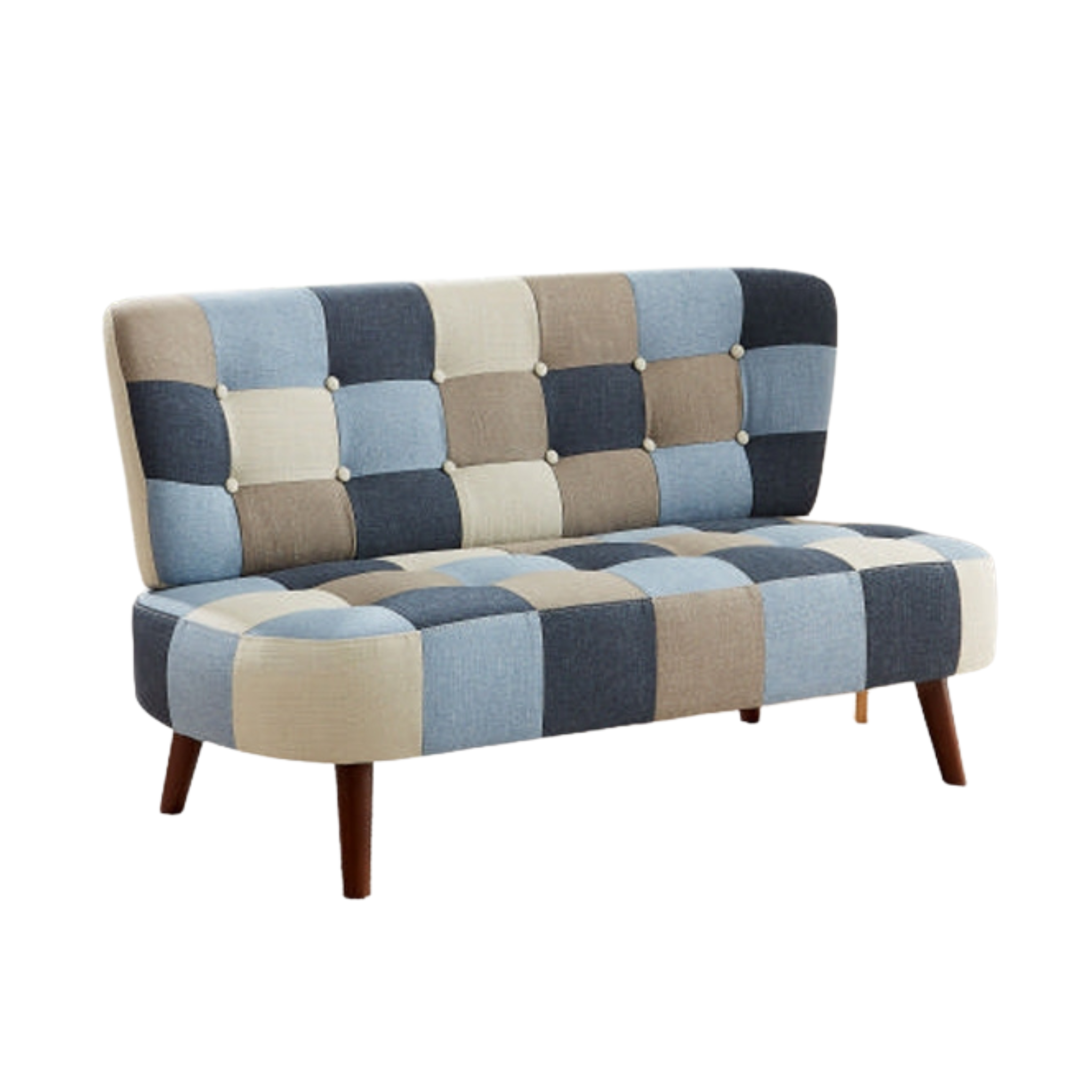 2人掛け パッチワークソファ[幅119cm] SM-2121-2P