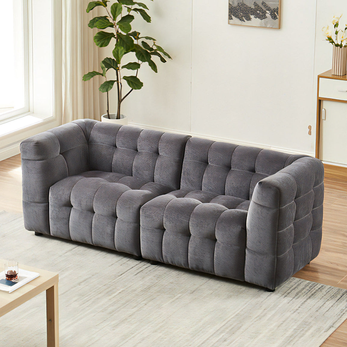 3人掛け ブロックタイプソファ[幅200cm] XD-726 – 家具ソファーと応接