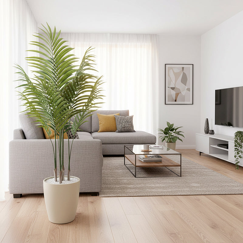 光触媒 アレカヤシ フェイクグリーン 人工観葉植物 90cm 120cm 140cm 180cm 鉢付属 インテリア グリーン お手入れ簡単