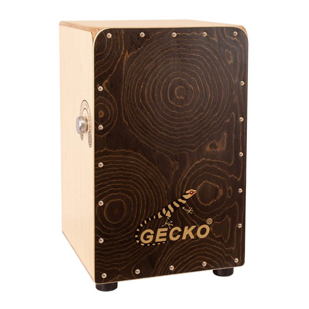 カホン cajon スナッピー調節可能 プロ仕様 ドラム パーカッション 木目調 GECKO カホン Cajon スナッピー調節可能ダイヤル付 打楽器 木製