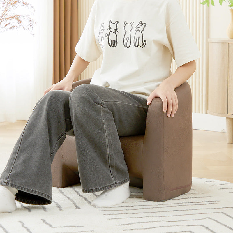 メチャ軽ソファ 1.5kg 驚くほど軽い ローチェア ペット対応 傷に強く 耐久性のある生地 チェア ロータイプ ローソファー 座椅子ソファー 贈り物にも F-2080