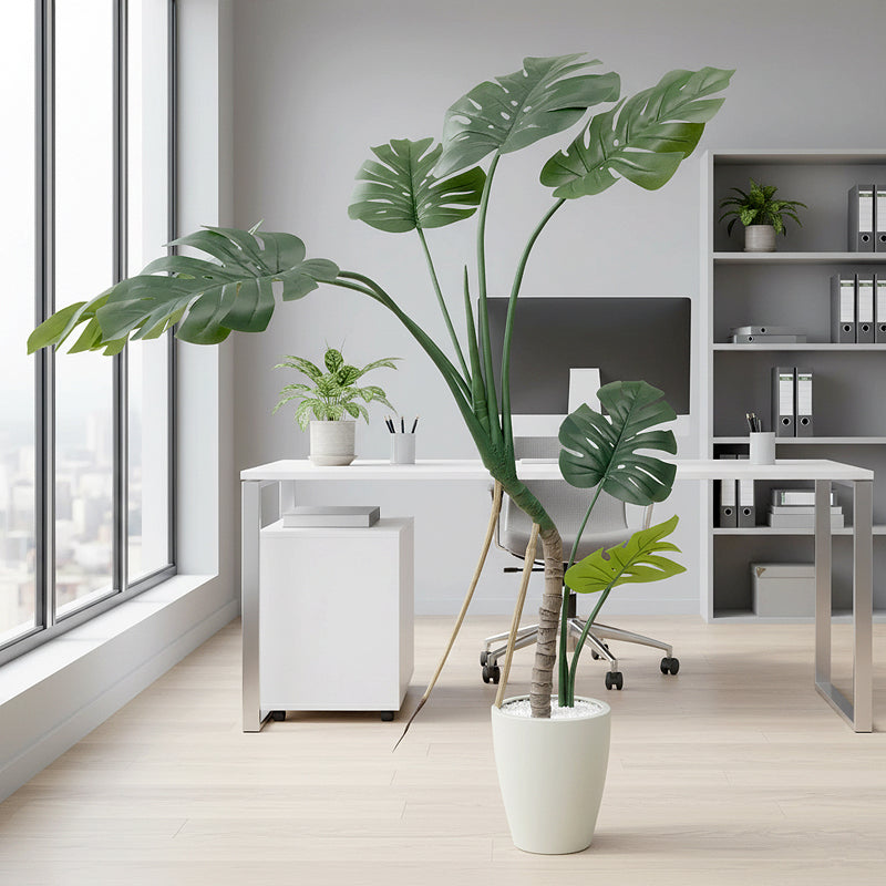 光触媒 モンステラ フェイクグリーン 人工観葉植物 120cm 150cm 180cm 鉢付属 インテリア グリーン お手入れ簡単