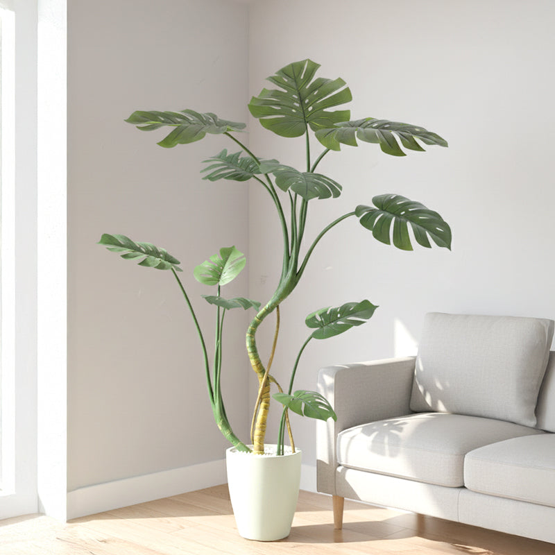 光触媒 モンステラ フェイクグリーン 人工観葉植物 120cm 150cm 180cm 鉢付属 インテリア グリーン お手入れ簡単
