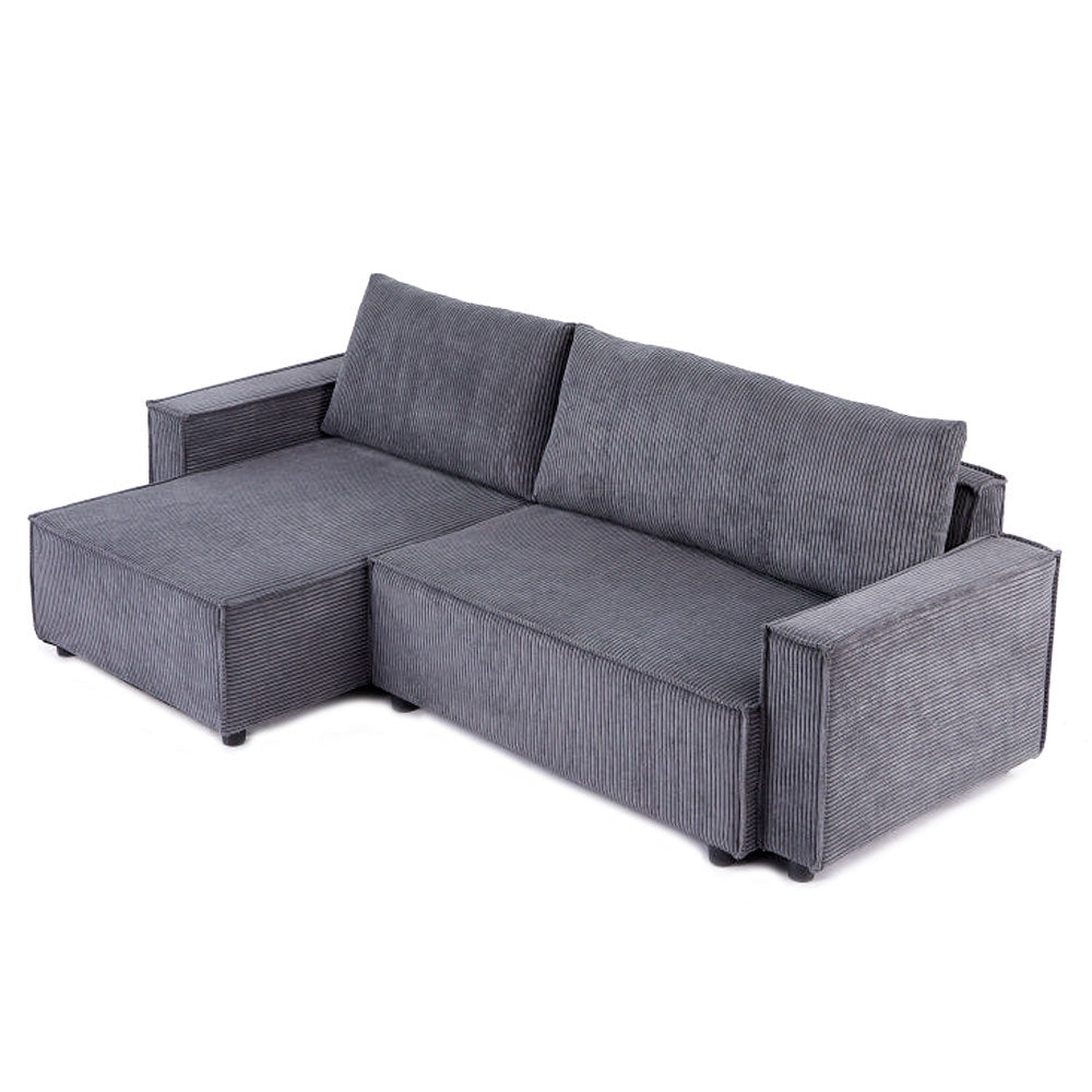 3人掛けソファベッド L型カウチ [幅138cm] OS-3097