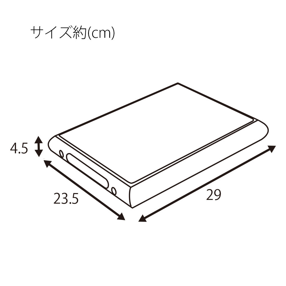 GECKO カホン Cajon  トラベル カホン フラットパッド タイプ 打楽器 パーカション 木製 黒檀 バーチウッド 専用ケース付き 4.5*23.5*29cm PAD-1