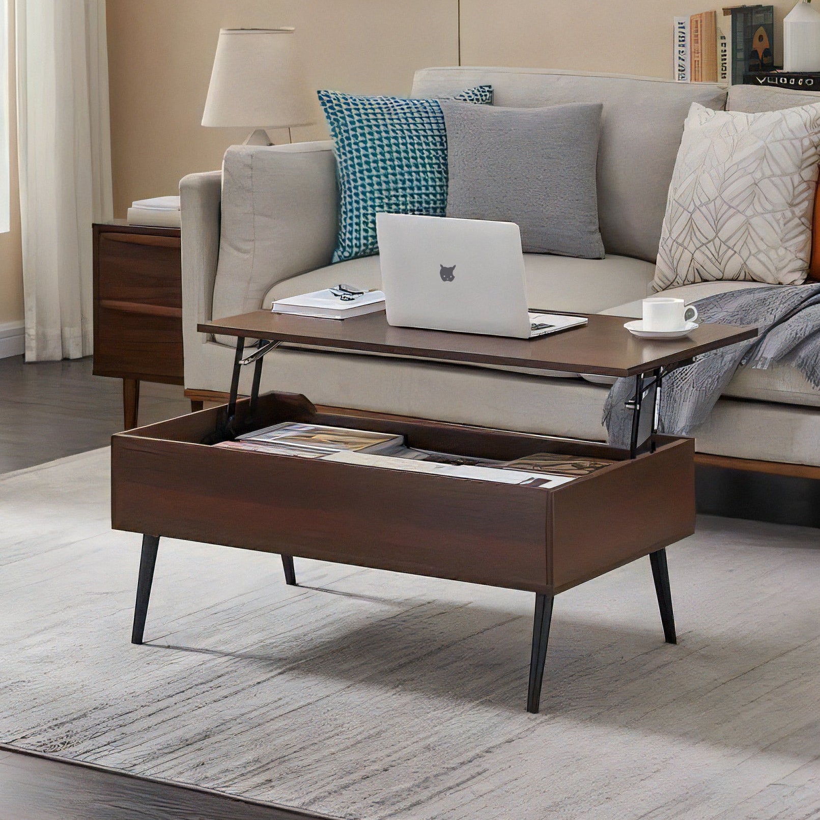 センターテーブル 天板昇降[幅90cm] RT-9050Z – 家具ソファーと応接