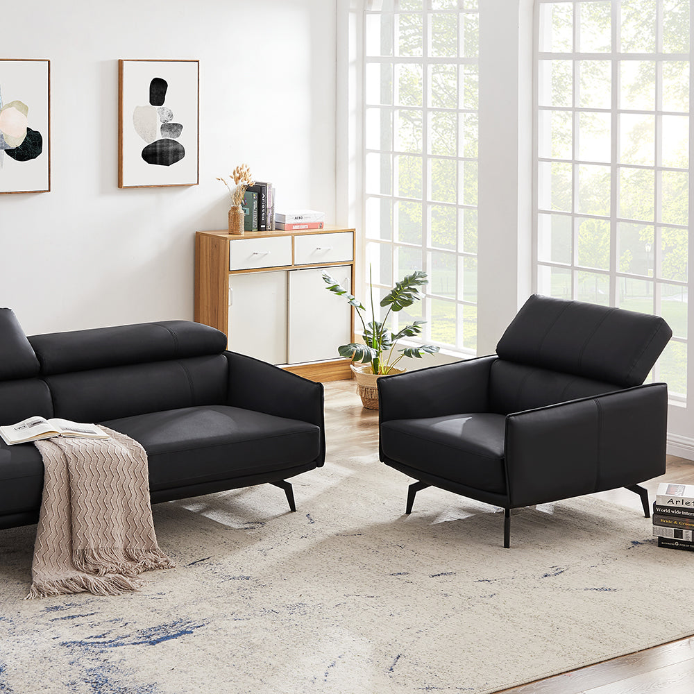 ソファー 一人掛け 応接 待合 モダンソファ 1人掛け リクライニング