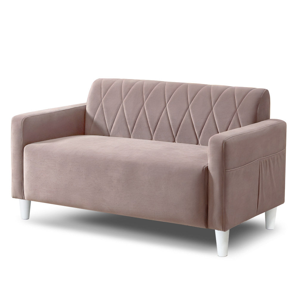 【送料無料】2人掛けキルティングコンパクトソファ[幅120㎝] SG-130