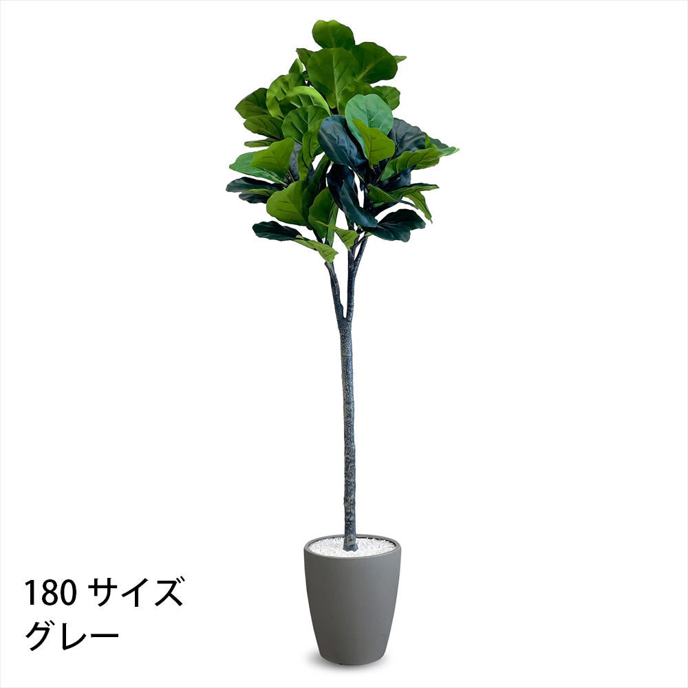 フィカスリラータ フェイクグリーン 人工観葉植物 120cm 150cm 180cm 鉢付属 インテリア グリーン お手入れ簡単