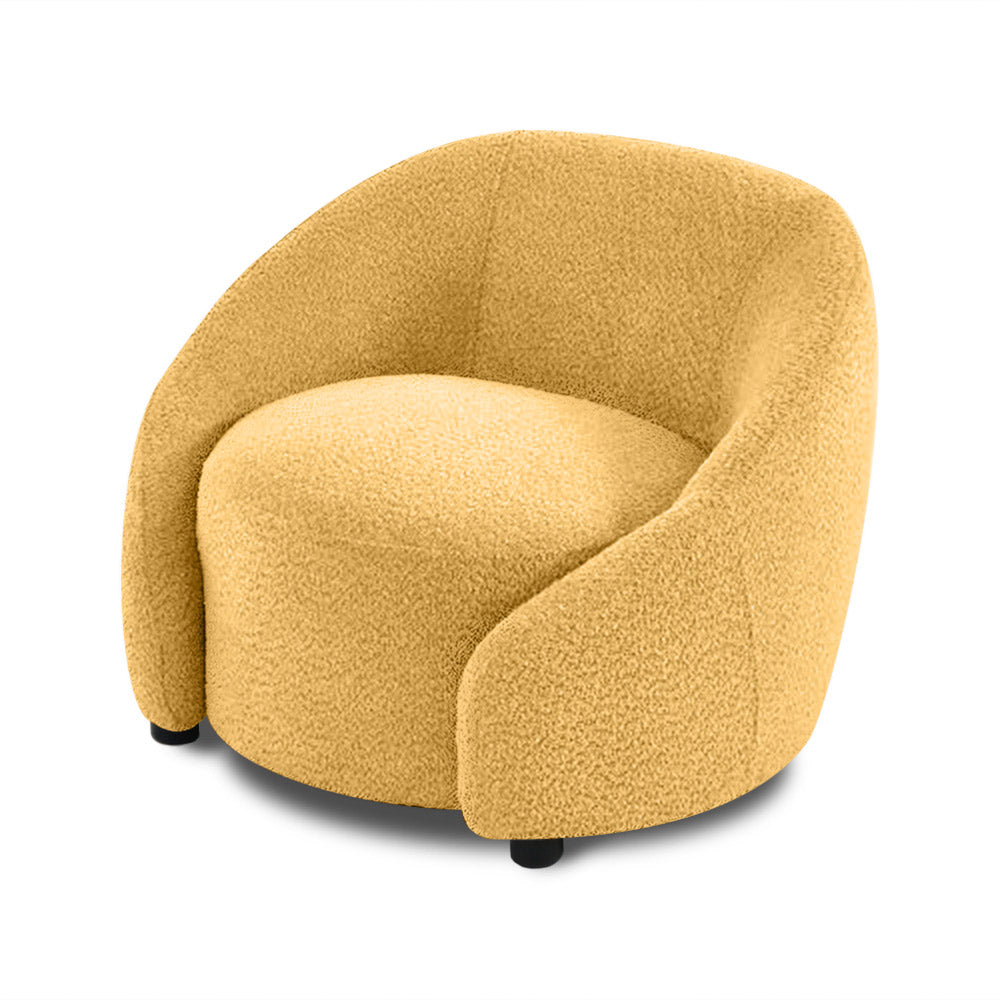 1人掛け もこもこブークレソファ[幅84cm] XD-987