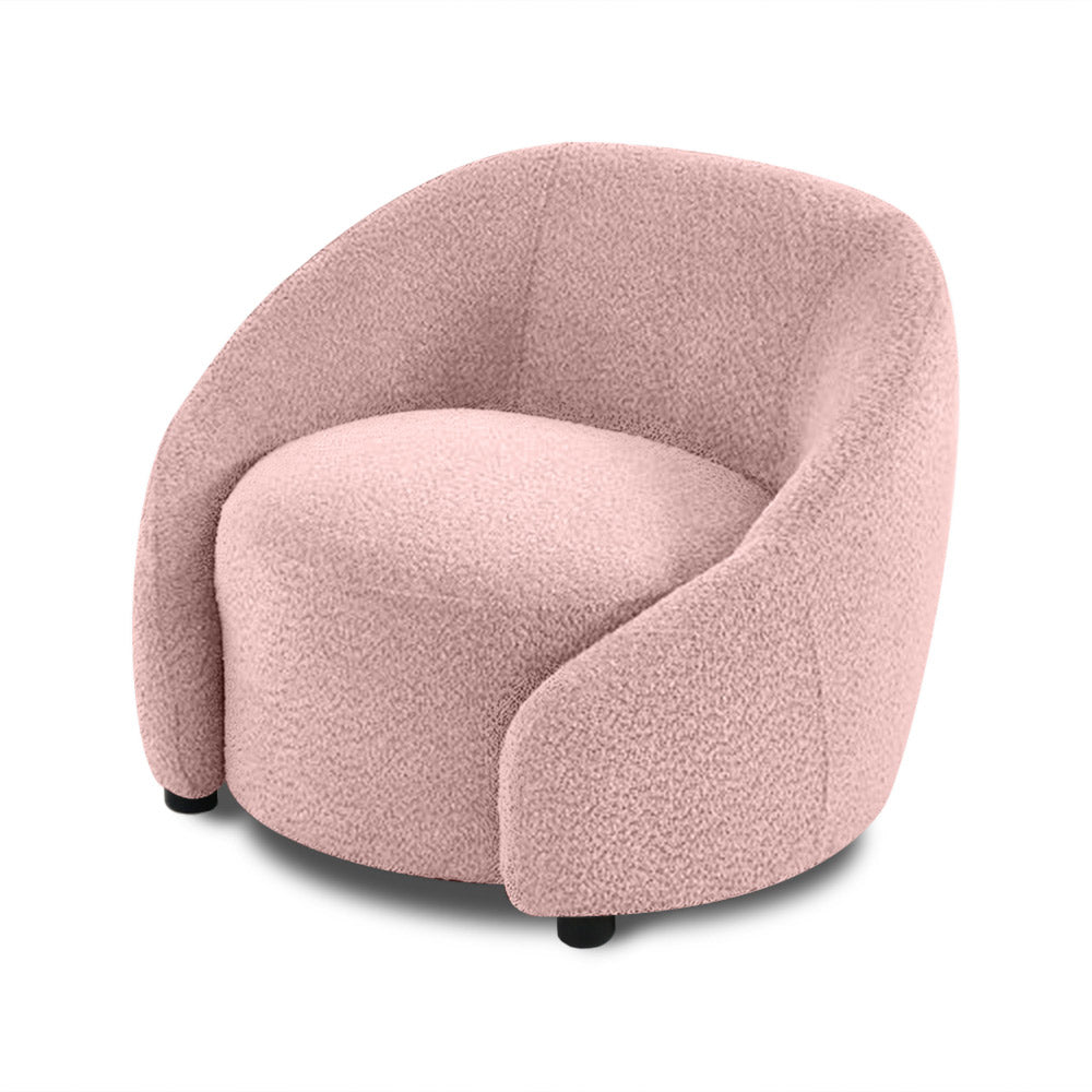 1人掛け もこもこブークレソファ[幅84cm] XD-987