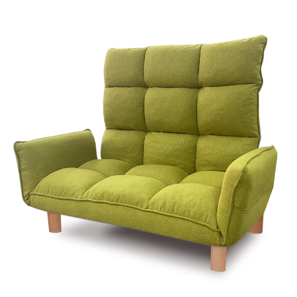 送料無料】スーパーハイバックカウチソファ 2人掛け リクライニング